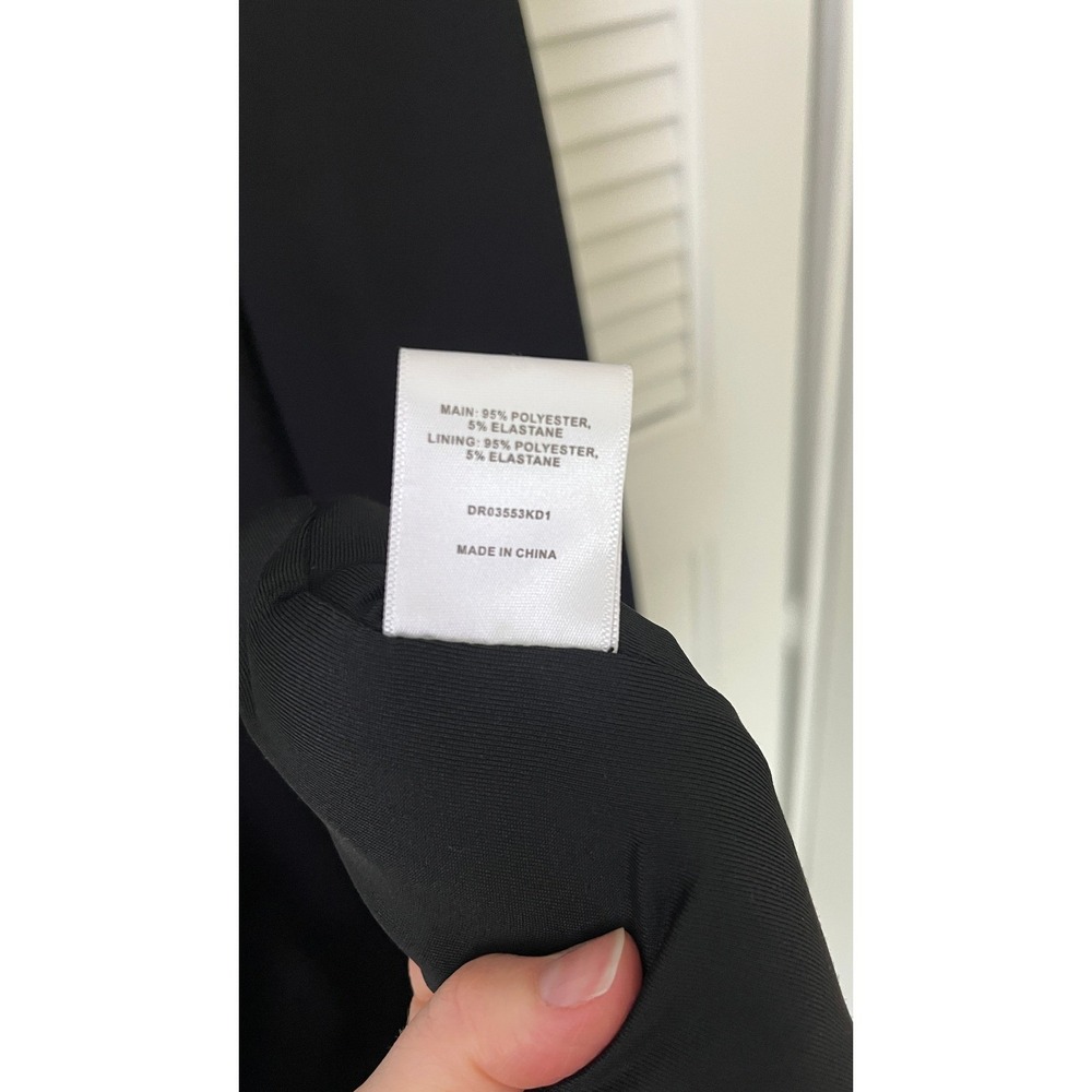 NWT Meshki Rachel Maxi Split Front Strapless Dress Black Gown Sz XS - Picture 6 of 6